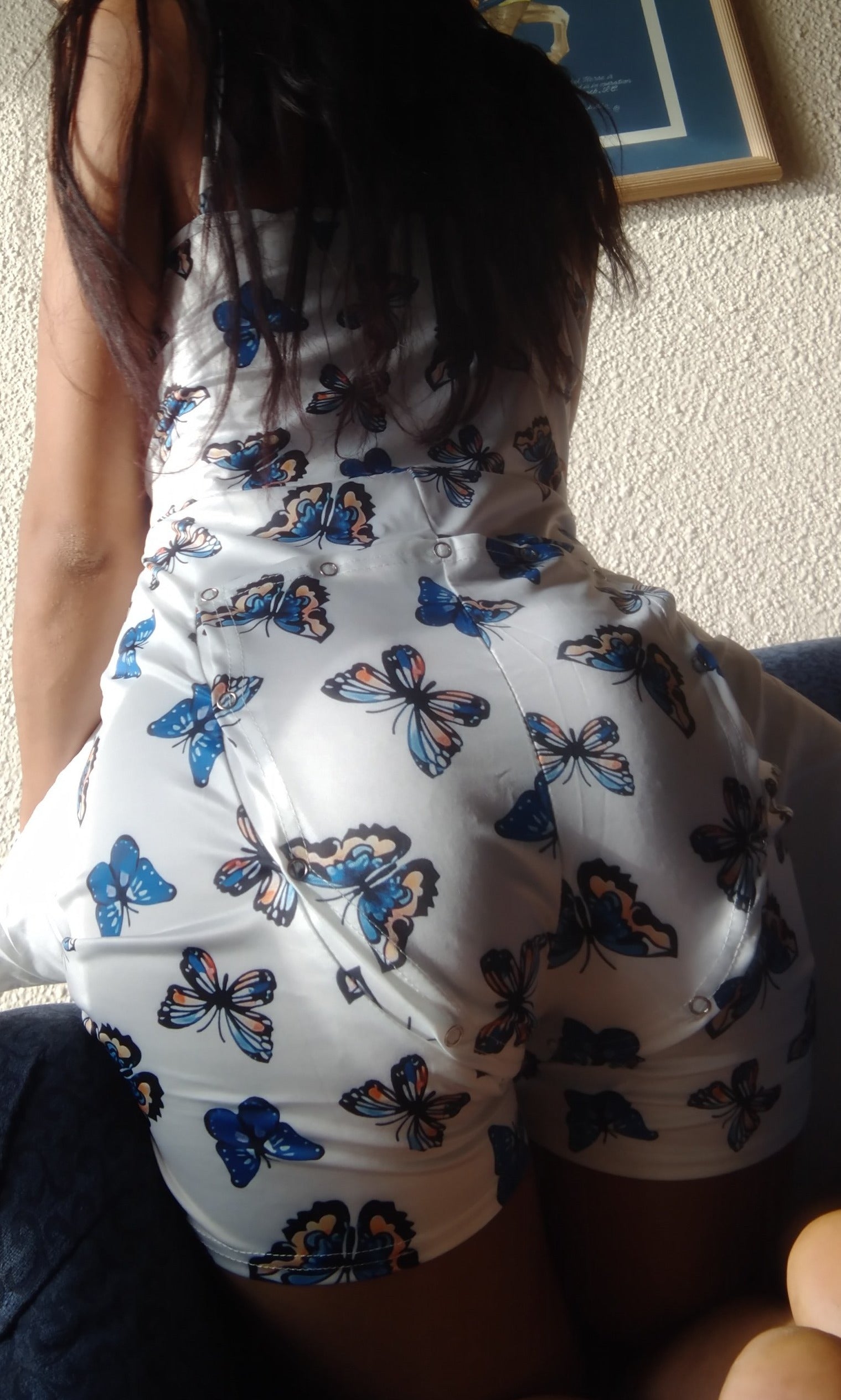 Butterfly Dream W/ Bottom Flap Adult Pajama Onesie