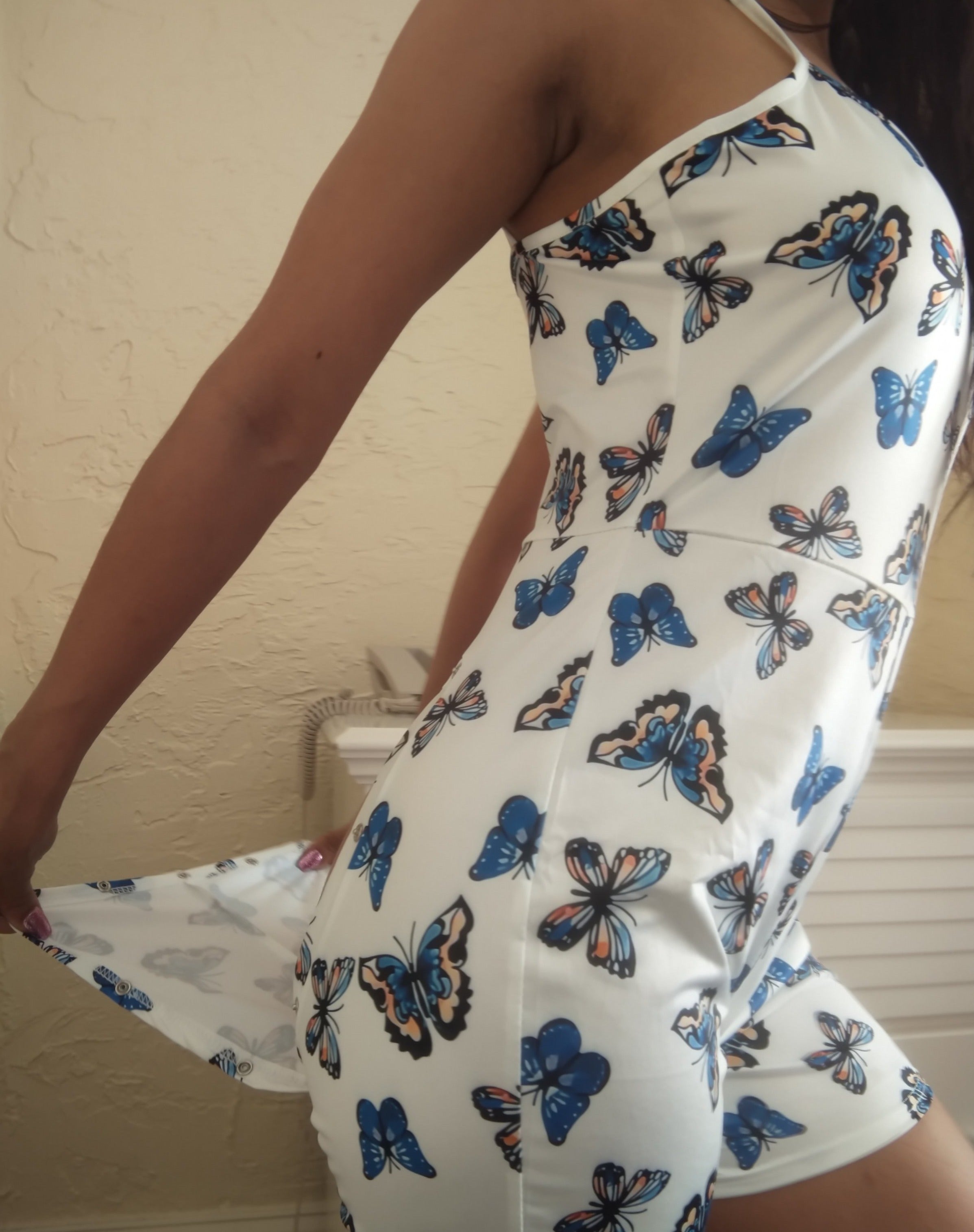 Butterfly Dream W/ Bottom Flap Adult Pajama Onesie