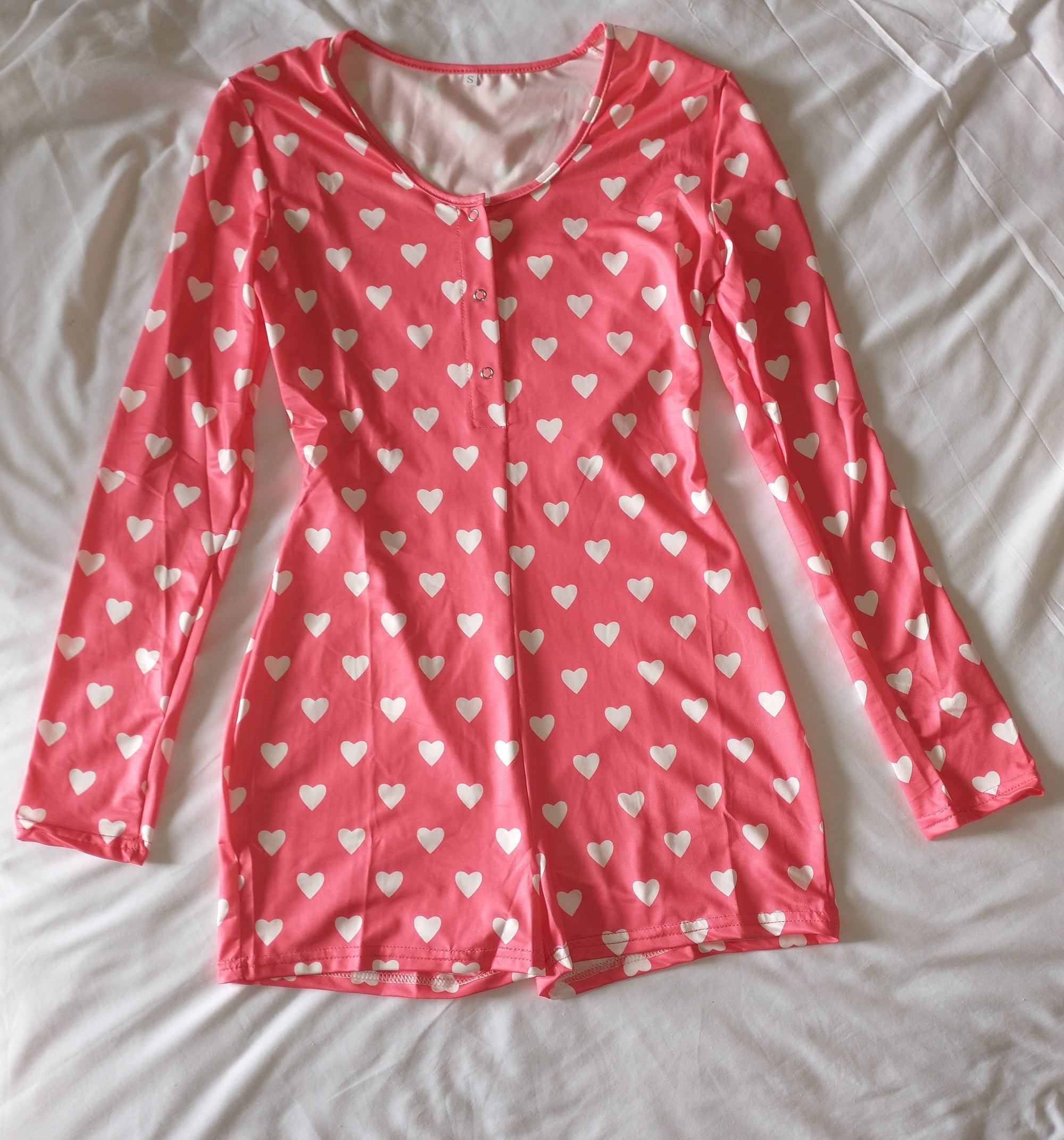 Polka dot discount onesie for adults