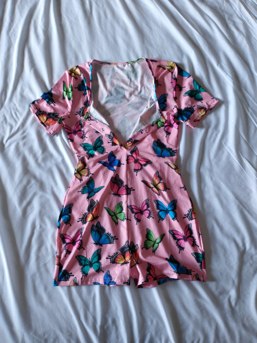 Butterfly Kiss Adult Pajama Onesie